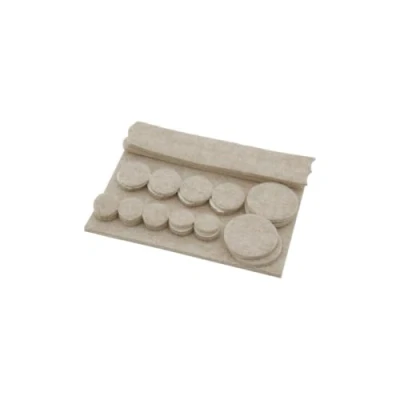 Image of Felt Gard Premium Multipack Furniture Pads, Assorted Sizes, Floor Protection Beige, Multi Pack (27 Pieces)