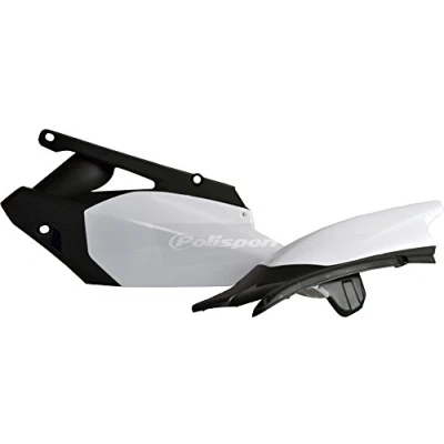 Image of Polisport Yamaha Side Panels YZF 450 2010 2013, Black / White Motocross4u