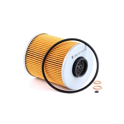 Image of 11421130389, 11421711560, 11421711568, 11421730389 Oil Filter FEBI BILSTEIN 26687 with gaskets Insert BMW: 5 Touring, Saloon, 3 Saloon