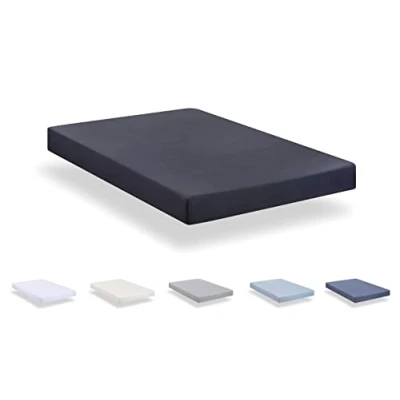 Image of Todocama Fitted sheet made from extra soft brushed microfibre. (Bed 105 x 190/200 cm, Dark Grey)