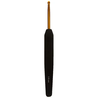 Image of KnitPro Crochet Hook, gld bl, 3.5mm