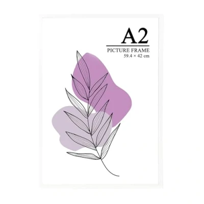 Image of Baoee White A2 Frames,photo frame with acrylic glass,A2 Poster frame, certificate Freestanding and Wall Mountable