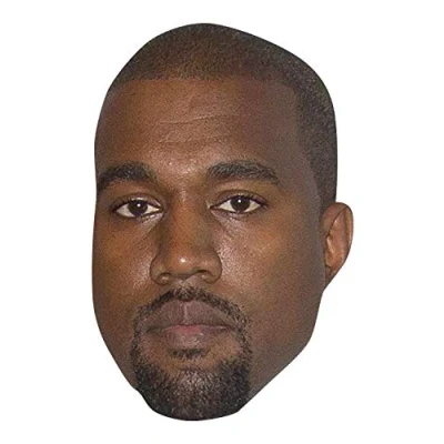 Image of STAR CUTOUTS SM301 Kanye West Fun for Family, Friends and Fans, Multi Colour, ONE Size