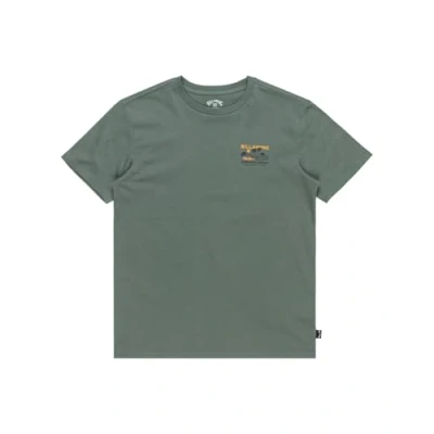 Image of Billabong PALM Springs Unisex Print Tshirt for kids, Size: 10y, Dark slate