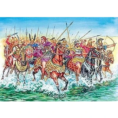 Image of Zvezda 8007 Age of Battles Table Top, Macedonian Cavalry