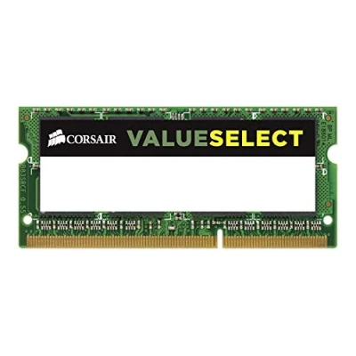 Image of Corsair Value Select SODIMM 4GB (1x4GB) DDR3 1600MHz C11 Memory for Laptop/Notebooks Black