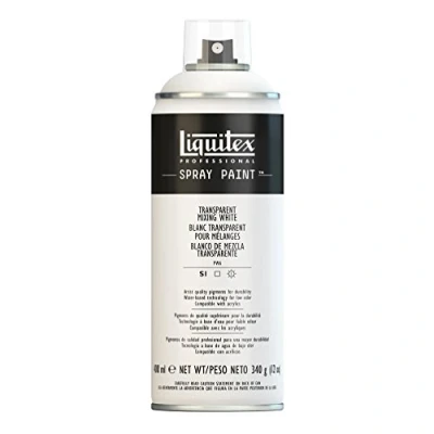 Image of Liquitex Professional Spray Paint 400 ml, Transparent Mixing White