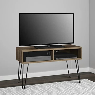 Image of Dorel Home TV Stand, Walnut, 42&quot;