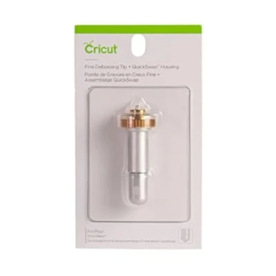 Image of Cricut 2006835 Fine Debossing Tip + QuickSwap Housing, Multicolour, Blade