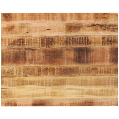 Image of vidaXL Table Top 90x80x3.8 cm Rectangular Solid Wood Rough Mango
