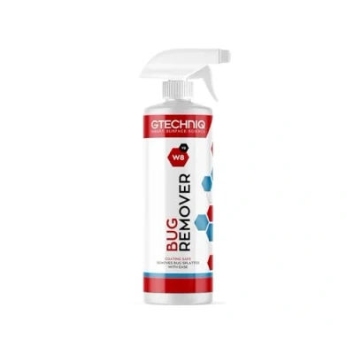 Image of Gtechniq Bug Remover for Cars. W8 Non Caustic Cleaner Stains, 100% Biodegradable. Easy to Use 500ml