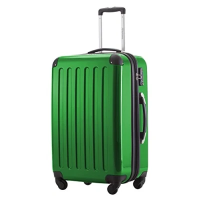 Image of HAUPTSTADTKOFFER Alex Luggage Suitcase Hardside Spinner Trolley 4 Wheel Expandable, 65cm, TSA, green