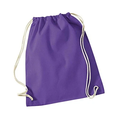 Image of Westford Mill Cotton Gymsac Purple