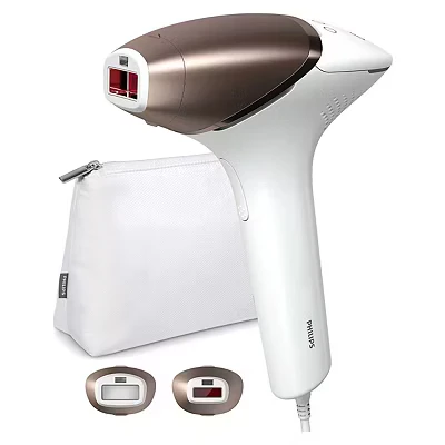 Image of Philips Lumea 8000 Series, IPL Hair Removal Device, SenseIQ Technology, 2 Attachments for Body and Face, BRI945/00