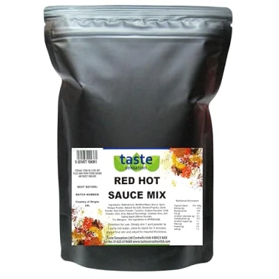 Image of Red Hot Sauce Mix Powder 1kg Resealable Pouch