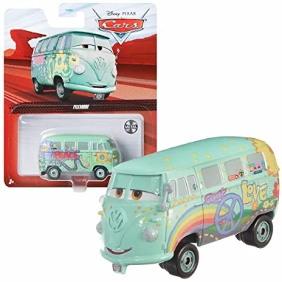 Image of Mattel Selection Vehicles Racing Style Disney Cars Die Cast 1:55 Car, Cars: Fillmore