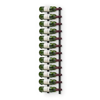 Image of Final Touch 24 Bottle Large Wall Mounted Metal Wine Rack
