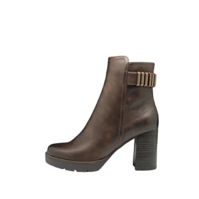 Image of MARCO TOZZI Women&#039;s Bootie Zip + Briefs 2 25415 43 Ankle Boot, Mocha, 7.5 UK