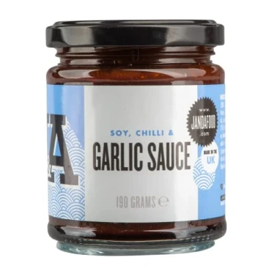 Image of Janda Soy, Chilli and Garlic Sauce (190g) Asian Style That Can Be Used For Stir Frying or Marinading Inspired by Filipino Adobo Vegan Made in the UK