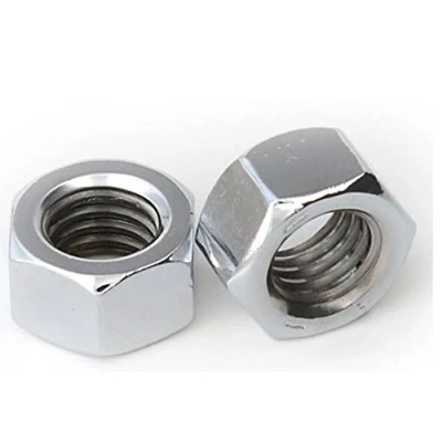 Image of Pack of 20 x M20 (20mm) Hexagonal Nuts Bright ZINC Plated BZP HEX NUT