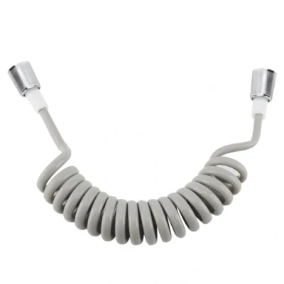 Image of 2m Flexible Telescopic Shower Hose ABS Spring Replacement for Bathroom Handheld Head Toilet Bidet Sprayer(Gray)