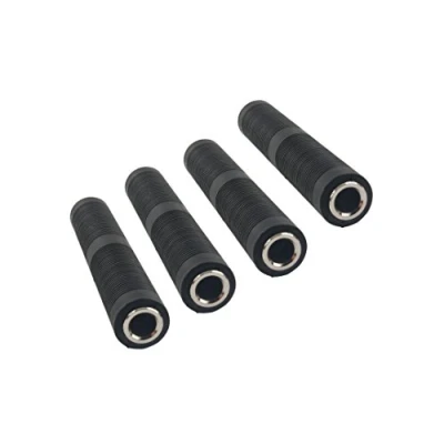 Image of Devinal 1/4 Inch TRS/TS Female to Coupler, 6.35mm Jack Stereo Adapter Joiner, Gender Changer Connectors 4 Pack
