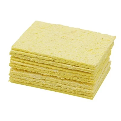 Image of Ocobudbxw 10pcs Electric Welding Soldering Iron Sponge Cleaning Cleaner Pads