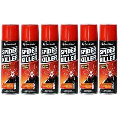 Image of PEST Shield Spider and Creepy CRAWLY Spray Insect Killer (200ml) (Pack of 6 Sprays)