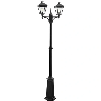 Image of Turin Outdoor Twin Lamp Post, E27