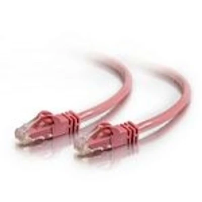 Image of C2G 3m Cat6 Booted Unshielded (UTP) Network Patch Cable Pink
