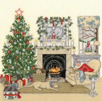 Image of Bothy Threads Cross Stitch Kit Christmas Eve