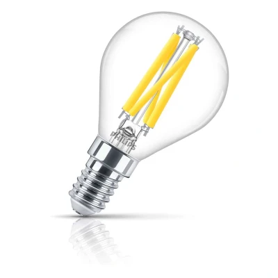 Image of Philips Golfball LED Light Bulb DimTone E14 3.4W (40W Eqv) Warm White