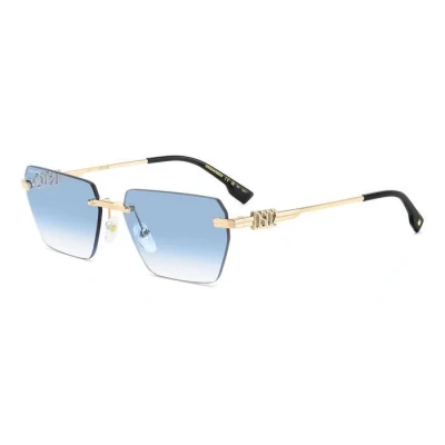 Image of Sunglasses Dsquared2 D2 0102/s col. lks/st Man Square Gold