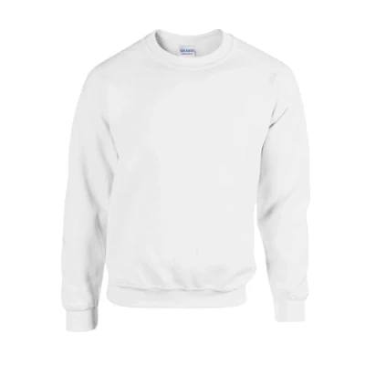 Image of gildan Heavy Blend Adult Crewneck Sweatshirt, White, XXL