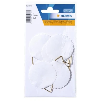 Image of Herma 5749 45 mm Picture Hanger (Pack of 6)