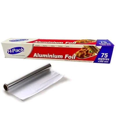Image of H Pack Aluminium Foil 75 Metres x 300mm for Catering and Home