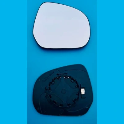 Image of Door Wing Mirror Glass Fits to VAUXHALL AGILA(2008), SUZUKI SPLASH(2008) With Base Right Hand Driver Side