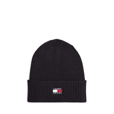 Image of Tommy Jeans Heritage Unisex Beanie, Size: One Size, Black
