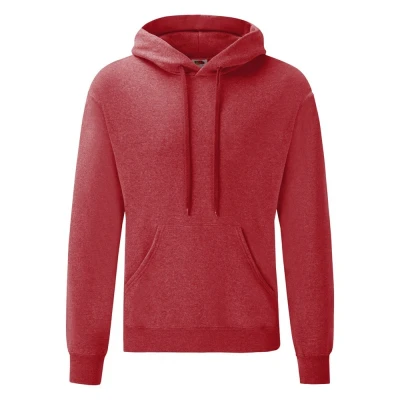 Image of Fruit of the Loom Mens Hooded Sweatshirt / Hoodie Multicolour Size Medium