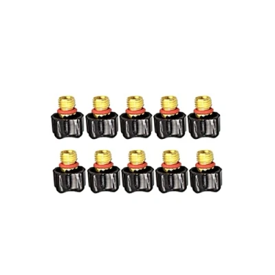 Image of RIVERWELD 41V33 TIG Back Caps Short Fit SR DB PTA WP 9 20 25 Welding Torch Series 10pk