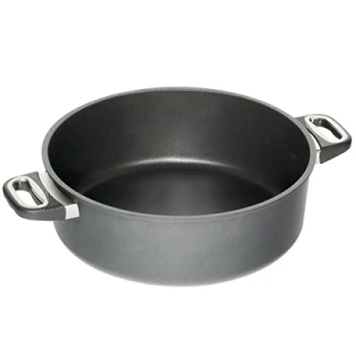 Image of AMT Gastroguss Lotan® AMZN 1232 Stewing Pot Diameter 32 cm Height 11 Die Cast Aluminium Non Stick Coating for Cooking with Properties