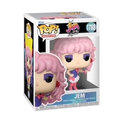 Image of Funko POP! Animation: Jem and the Holograms Jerrica Benton Collectable Vinyl Figure Gift Idea Official Merchandise Toys for Kids &amp; Adults TV Fans Model Collectors