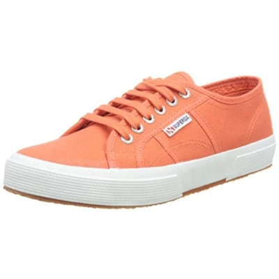 Image of Superga Unisex 2750 COTU Classic Oxford Flat, Peach Coral, UK 2.5