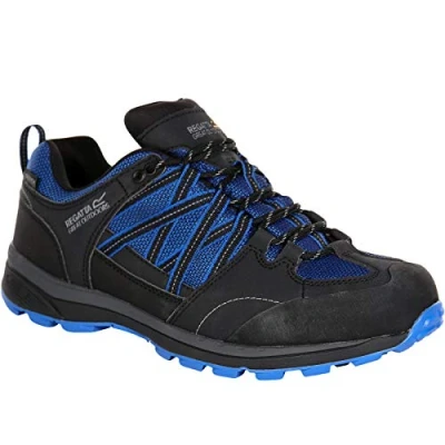 Image of Regatta Men Samaris II Low Rise Hiking Boots, Oxford Blue Ash, 6 UK