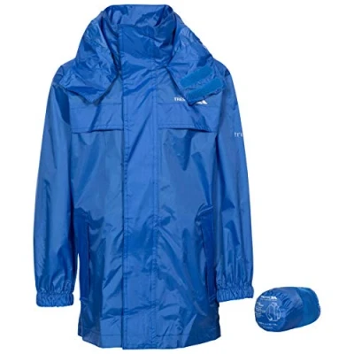 Image of Trespass Packa Jacket, Royal Blue, 2/3, Packaway Jacket for Kids / Boys, Age 2 3, Blue