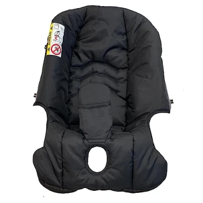 Image of Brogtorl Stroller Changing Washing Kit, Replacement Seat Cushion Compatible with Doona Infant Car Strollers, 600D Textile (Black)
