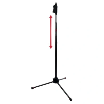Image of Gator Frameworks Deluxe Tripod Microphone Stand with Clutch Height Adjustment (GFW MIC 2100)