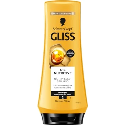 Image of Gliss Oil Nutritive Conditioner (200 ml), Nourishes Straw, Damaged Hair, Ensures Perfect Combability