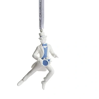 Image of Wedgwood Christmas Ten Lords a Leaping Ornament, 4.2&quot;