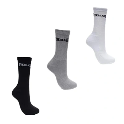 Image of Everlast Mens 3 Pack Crew Socks